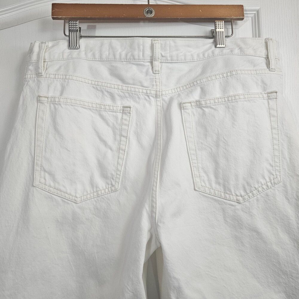 FRAME The Stroll Jeans $298 Wide Leg in Au Natural Clean Sz 31 US 12 - Picture 11 of 11